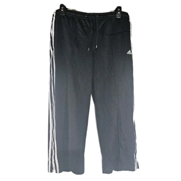 Adidas Pants Women's 3-Stripes Essentials Size Medium - Black - Picture 2 of 5